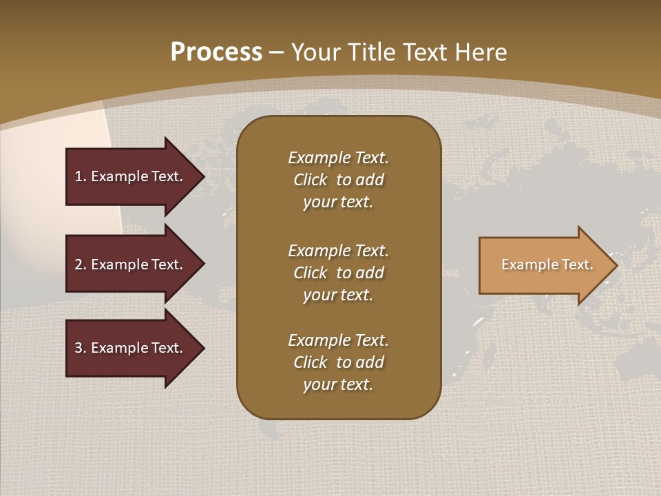 Continent Pattern Bar PowerPoint Template