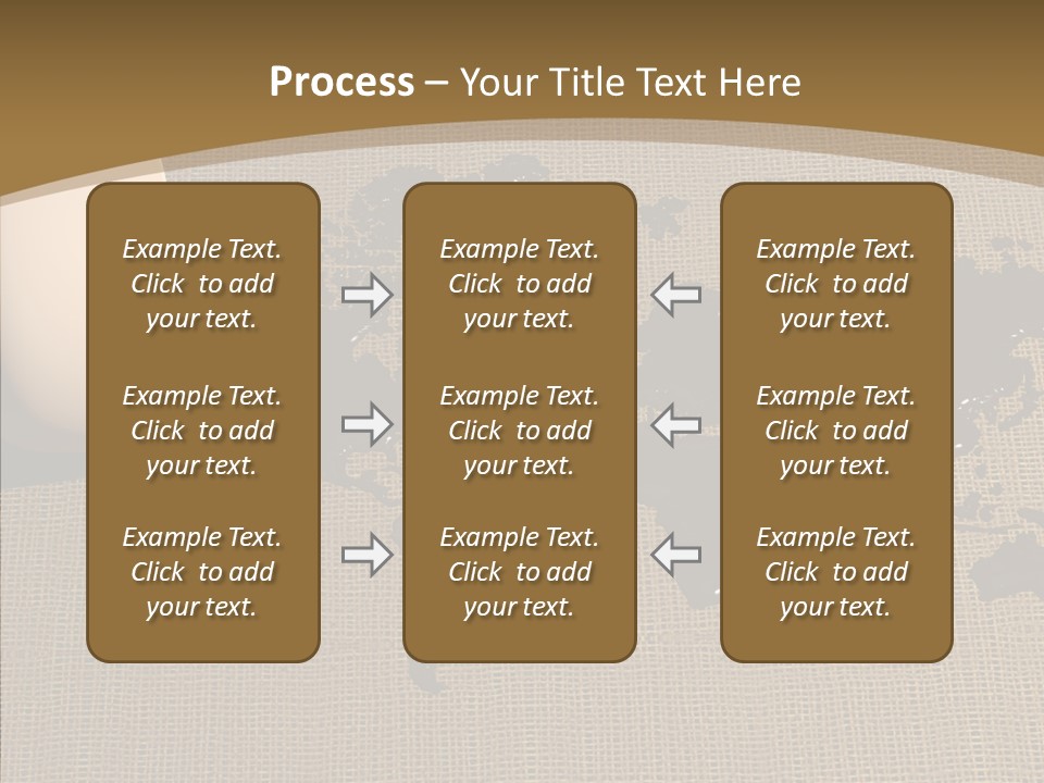 Continent Pattern Bar PowerPoint Template