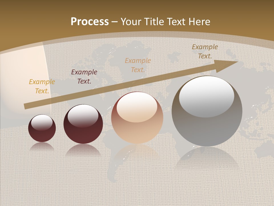 Continent Pattern Bar PowerPoint Template