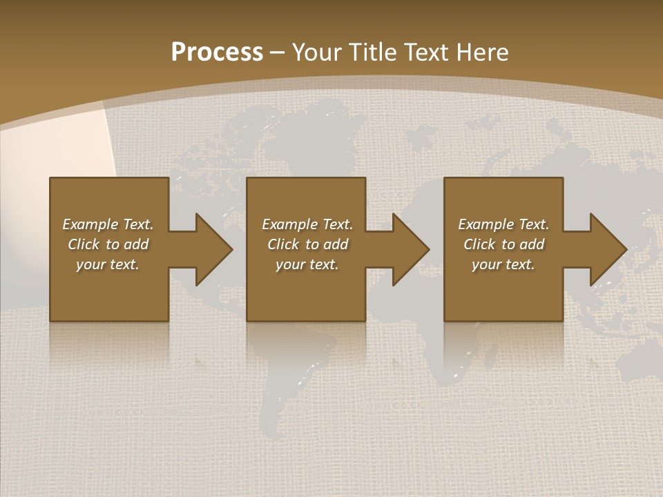 Continent Pattern Bar PowerPoint Template