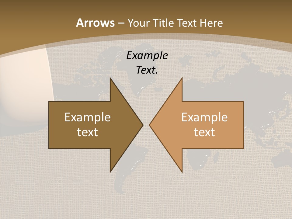Continent Pattern Bar PowerPoint Template