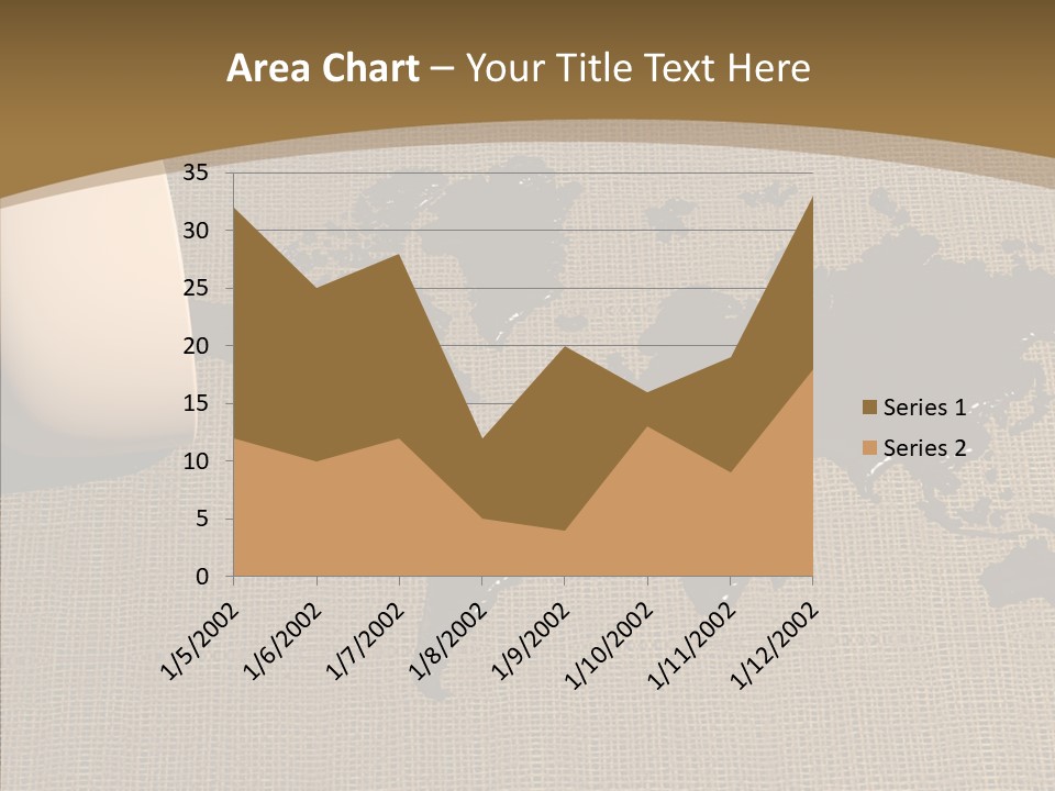 Continent Pattern Bar PowerPoint Template