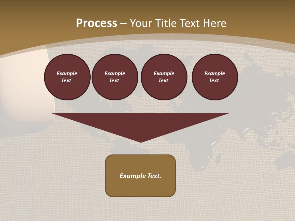 Continent Pattern Bar PowerPoint Template