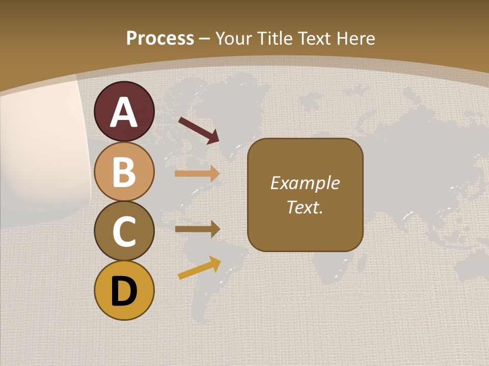 Continent Pattern Bar PowerPoint Template