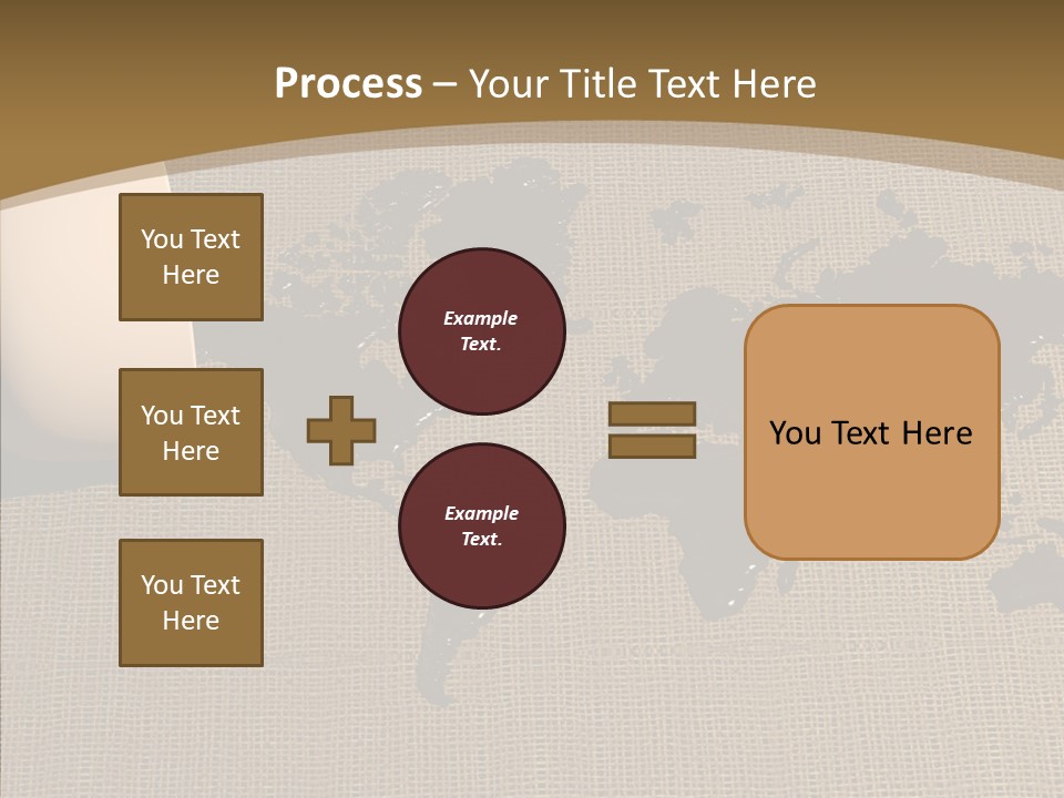 Continent Pattern Bar PowerPoint Template