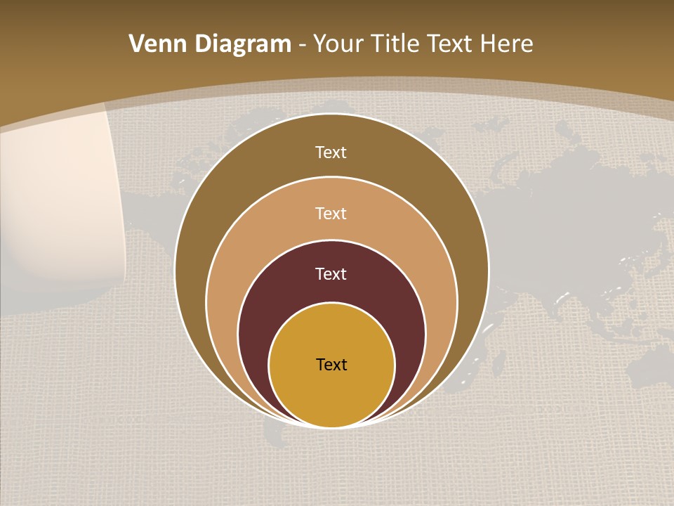 Continent Pattern Bar PowerPoint Template