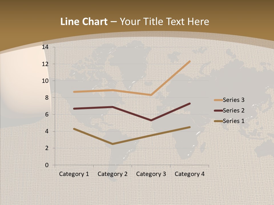 Continent Pattern Bar PowerPoint Template