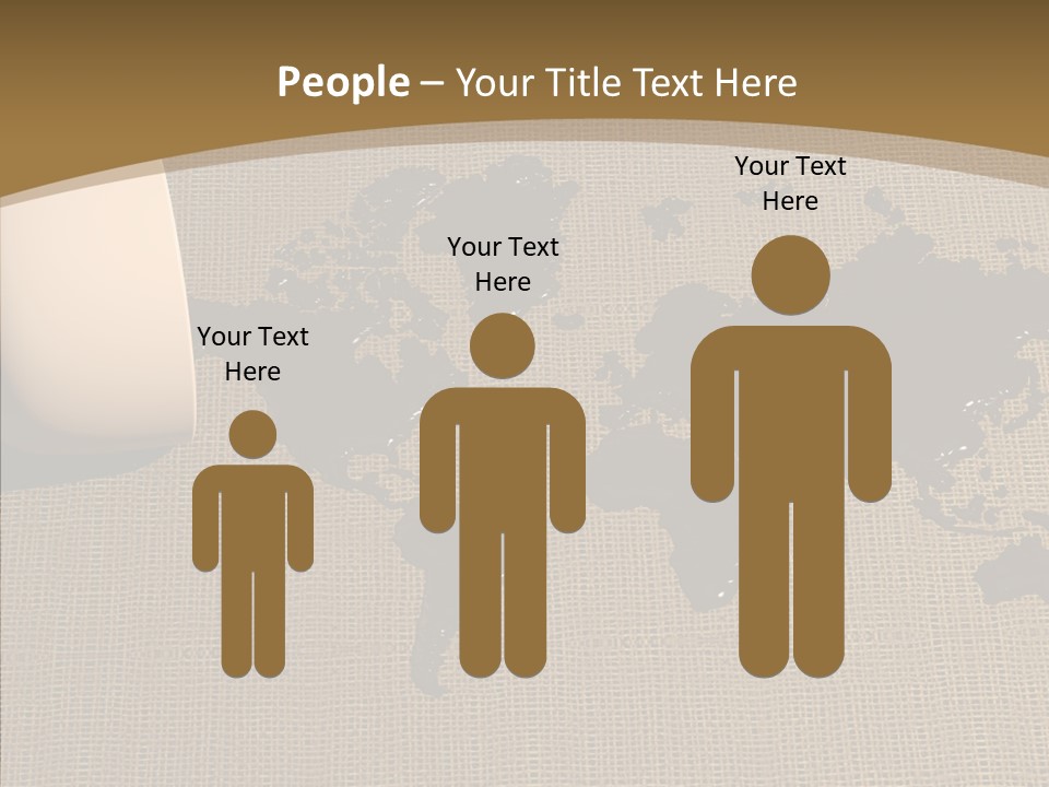 Continent Pattern Bar PowerPoint Template