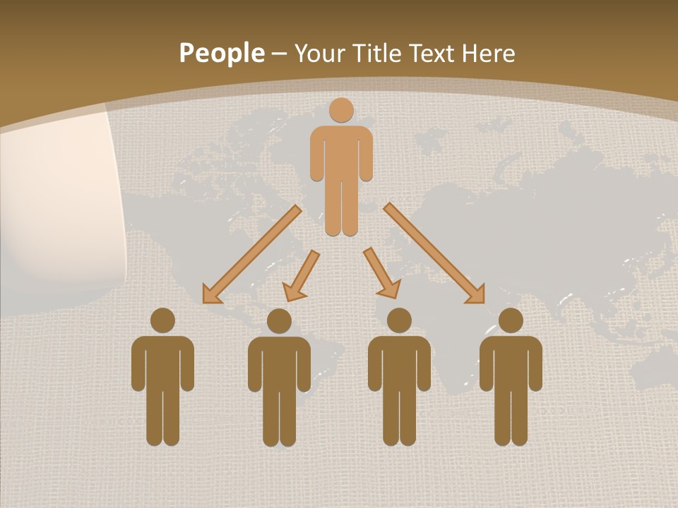 Continent Pattern Bar PowerPoint Template