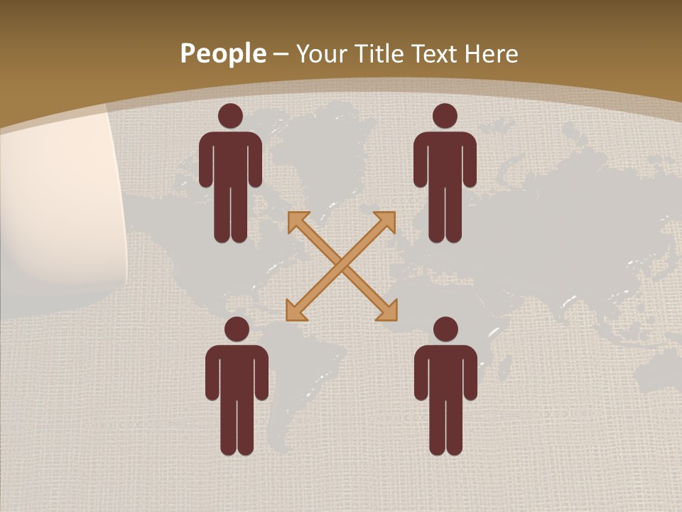 Continent Pattern Bar PowerPoint Template