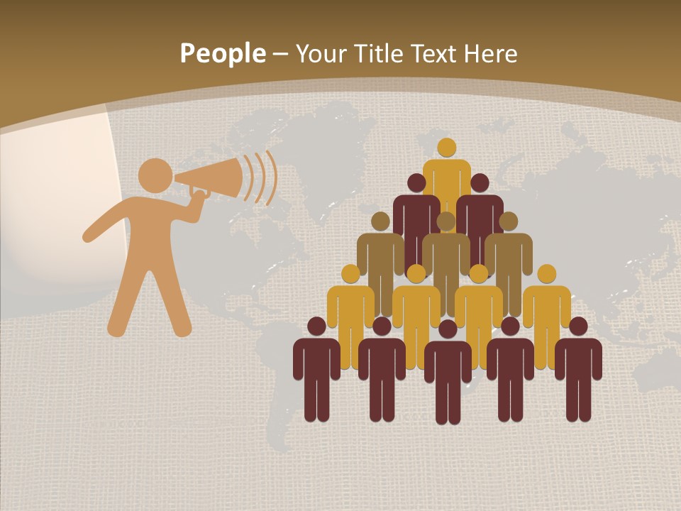 Continent Pattern Bar PowerPoint Template