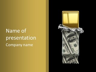 Gold Bullion Banking Investment PowerPoint Template