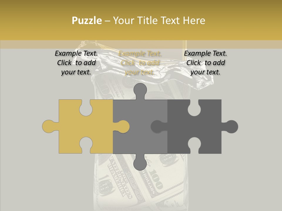 Gold Bullion Banking Investment PowerPoint Template