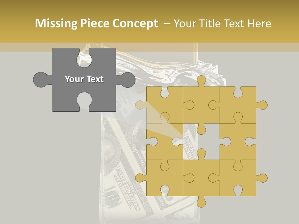 Gold Bullion Banking Investment PowerPoint Template