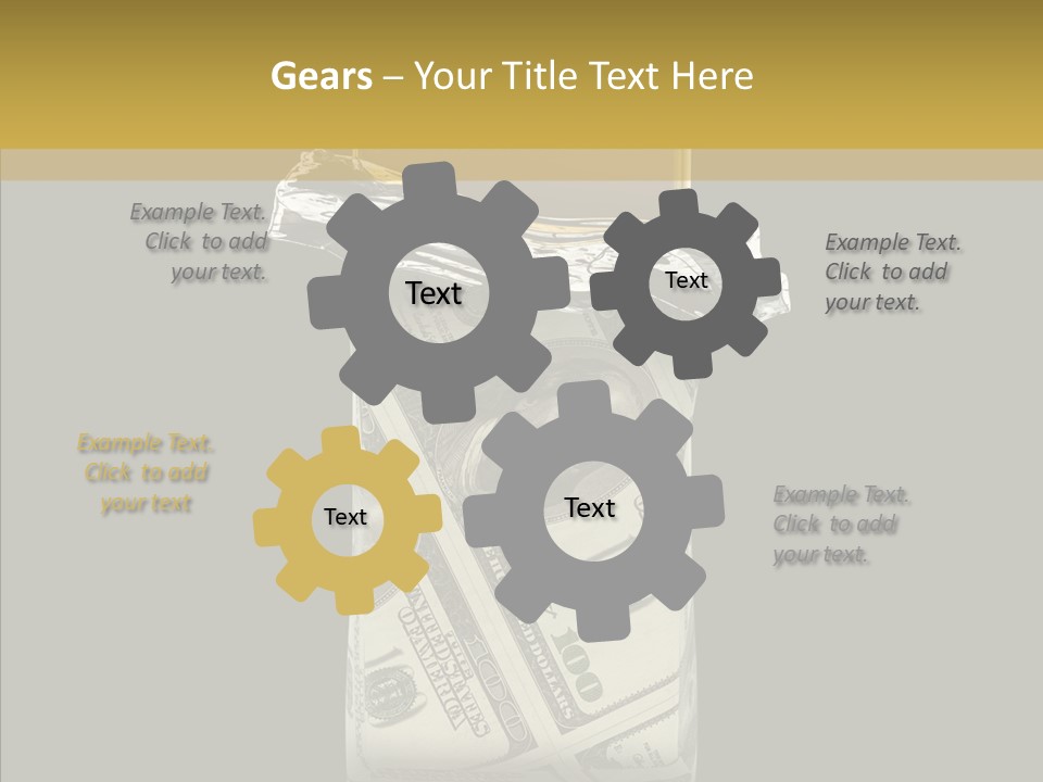 Gold Bullion Banking Investment PowerPoint Template