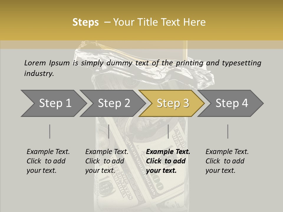 Gold Bullion Banking Investment PowerPoint Template