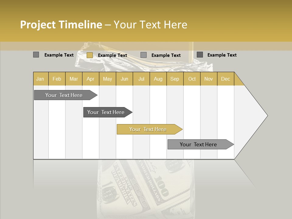Gold Bullion Banking Investment PowerPoint Template