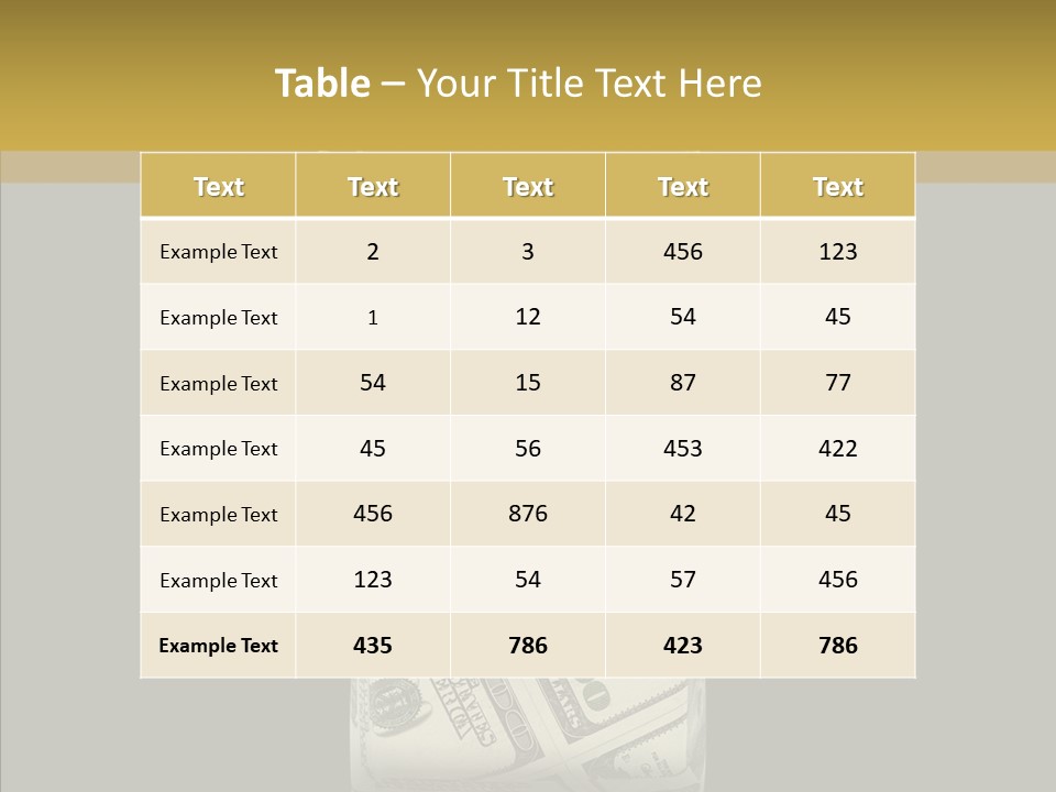Gold Bullion Banking Investment PowerPoint Template