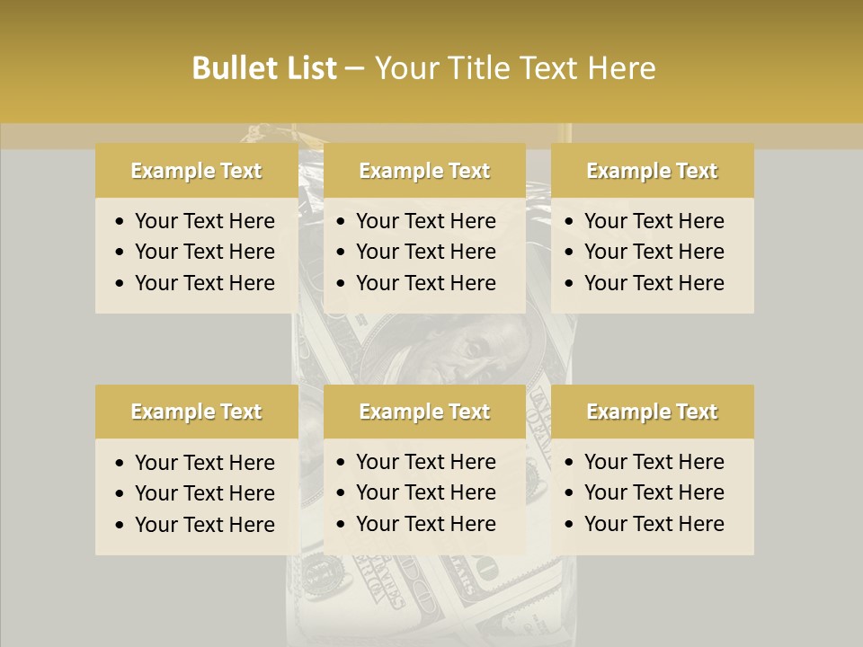 Gold Bullion Banking Investment PowerPoint Template
