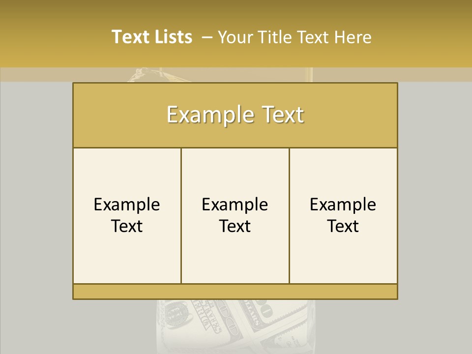 Gold Bullion Banking Investment PowerPoint Template