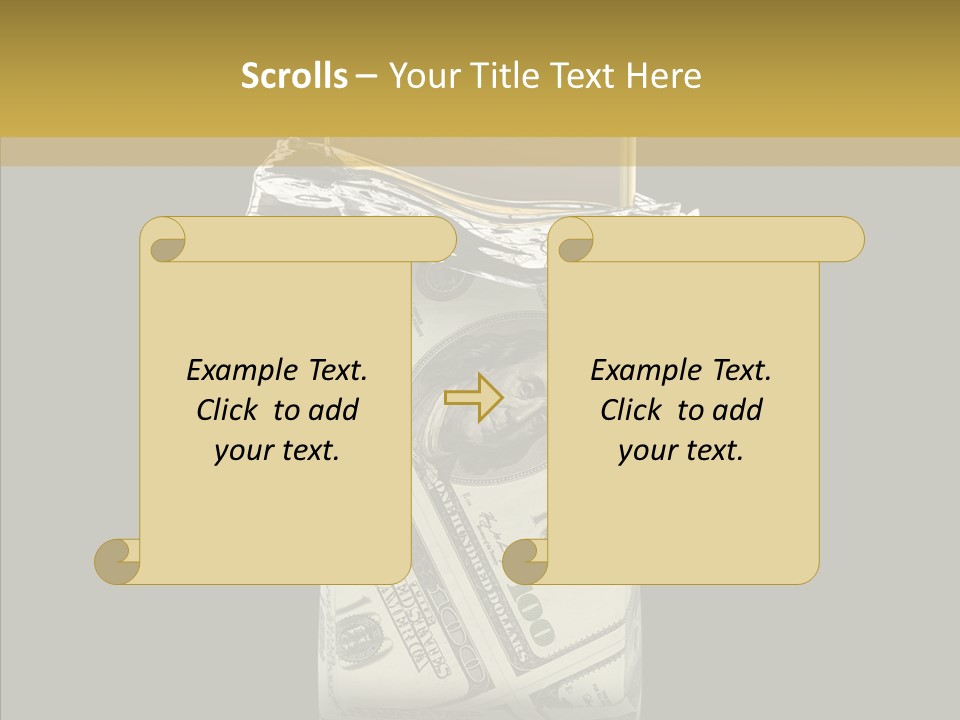 Gold Bullion Banking Investment PowerPoint Template