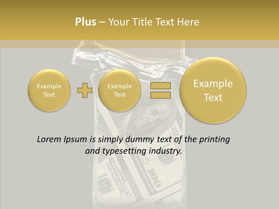 Gold Bullion Banking Investment PowerPoint Template