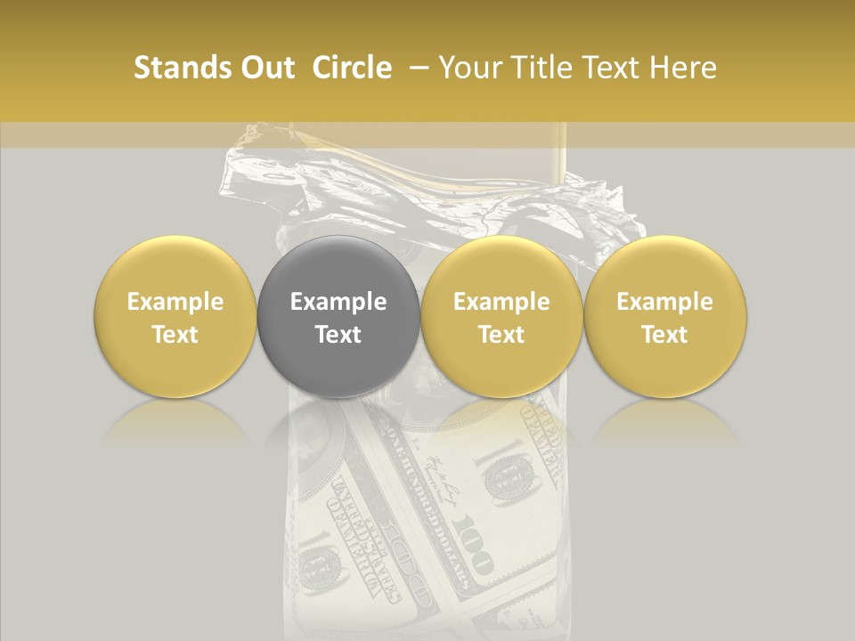 Gold Bullion Banking Investment PowerPoint Template