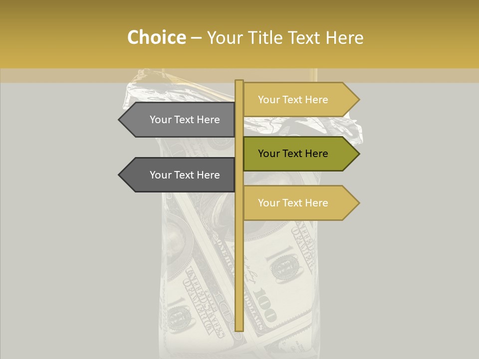 Gold Bullion Banking Investment PowerPoint Template
