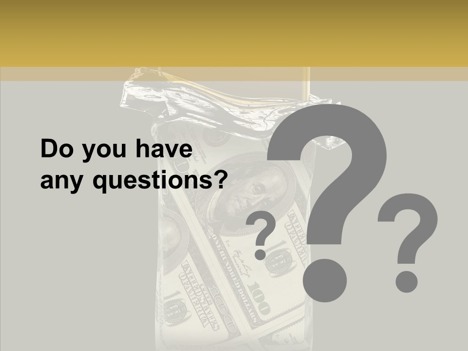 Gold Bullion Banking Investment PowerPoint Template
