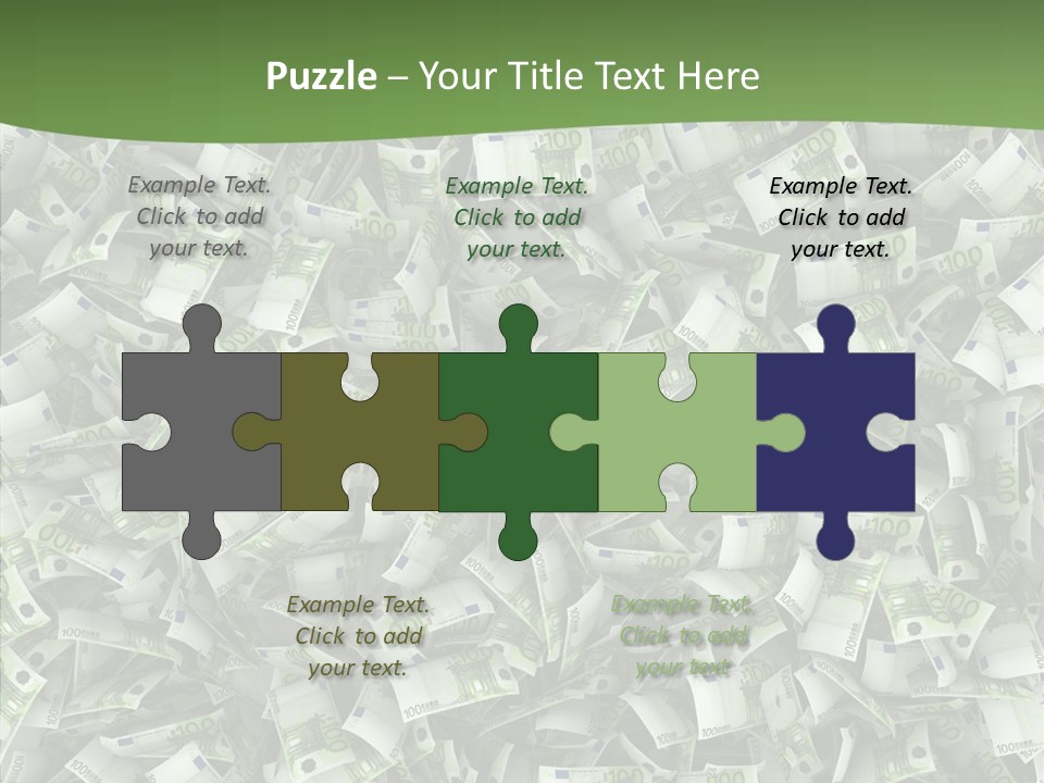 Hundred Euros Wealth Banknote PowerPoint Template