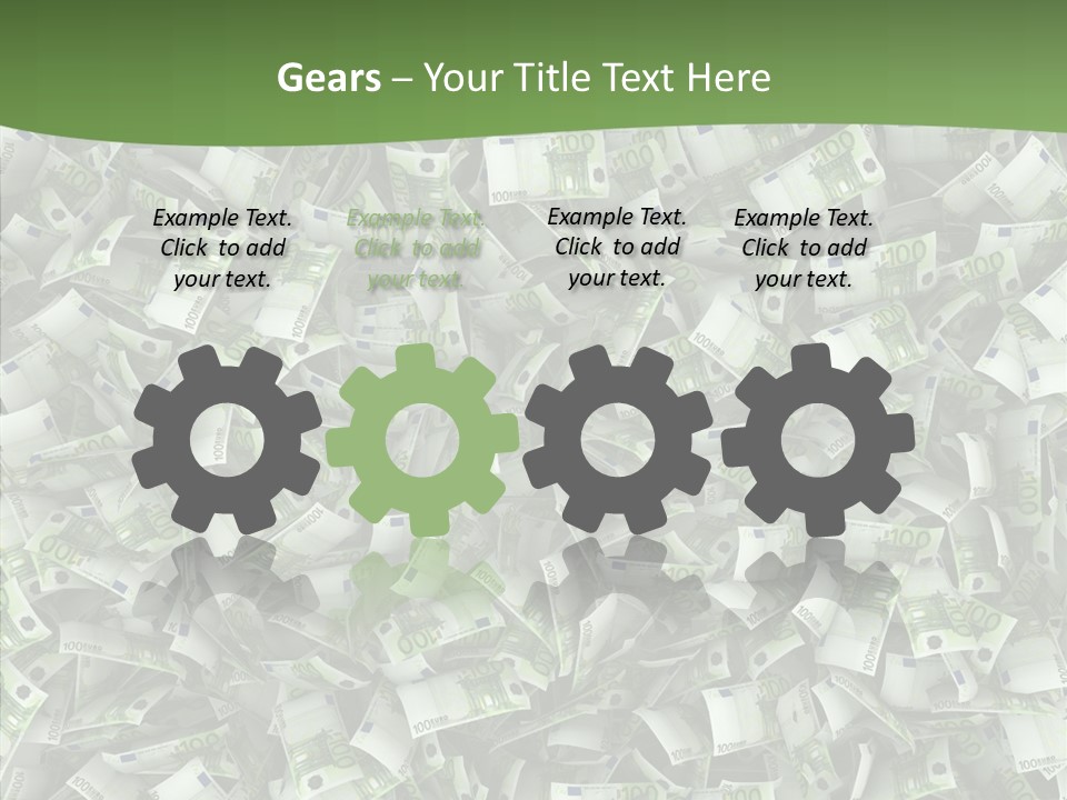 Hundred Euros Wealth Banknote PowerPoint Template