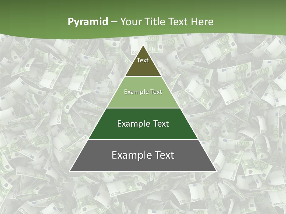 Hundred Euros Wealth Banknote PowerPoint Template