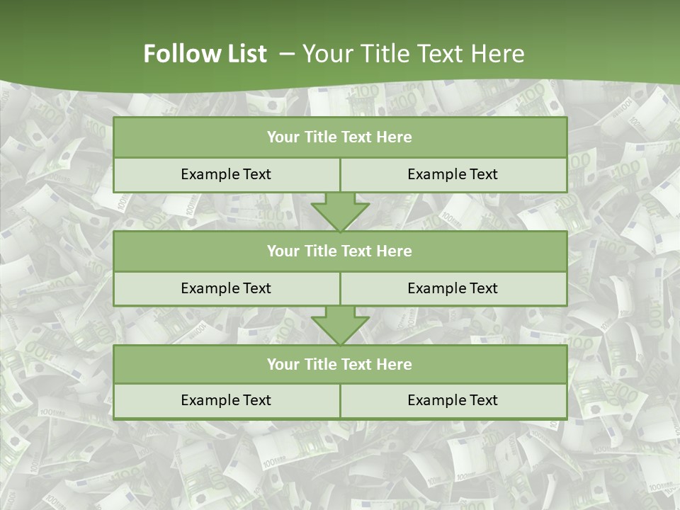 Hundred Euros Wealth Banknote PowerPoint Template