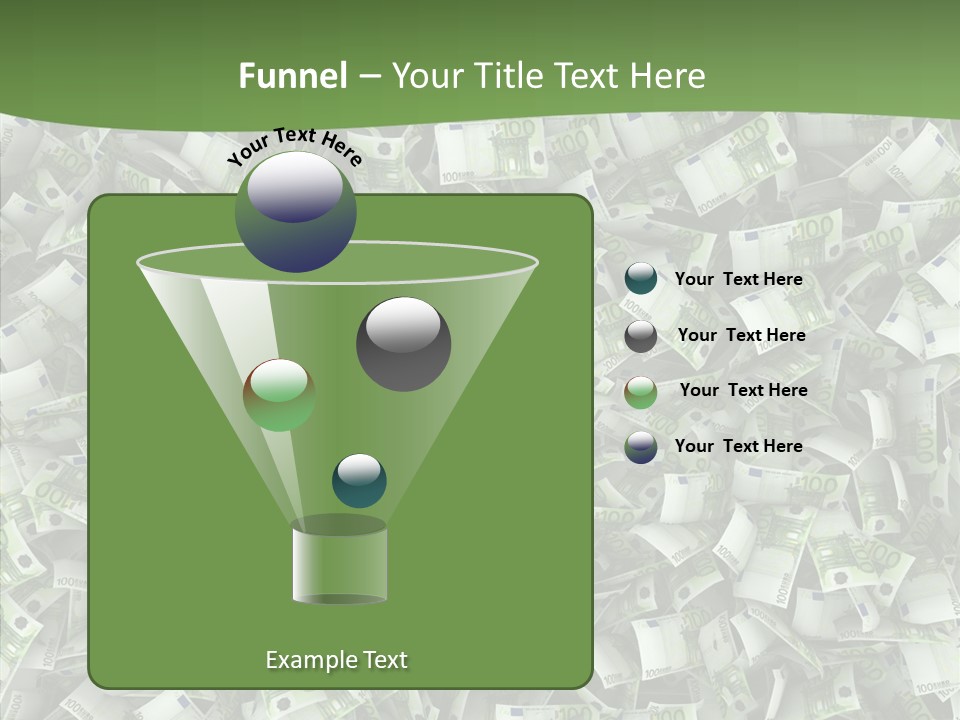 Hundred Euros Wealth Banknote PowerPoint Template