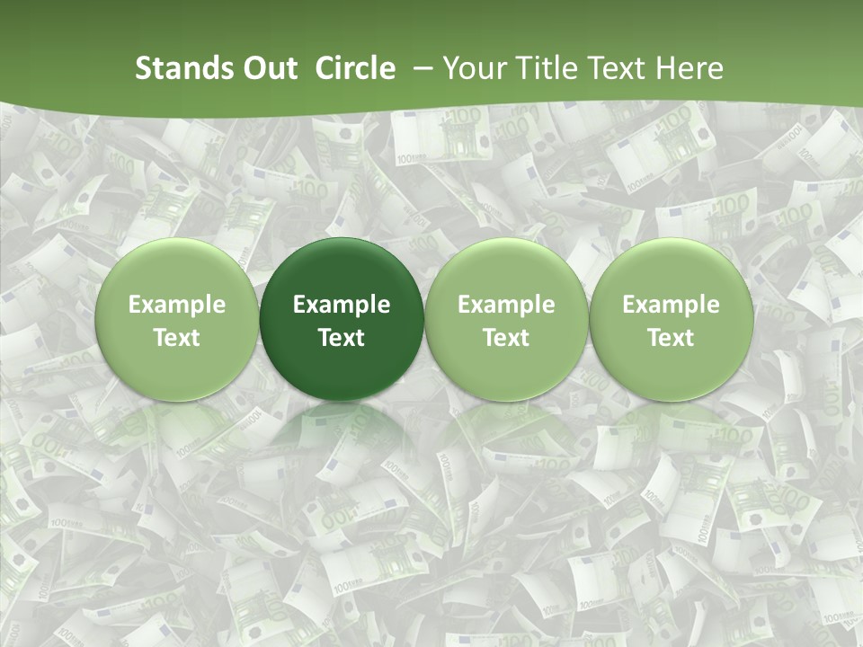 Hundred Euros Wealth Banknote PowerPoint Template