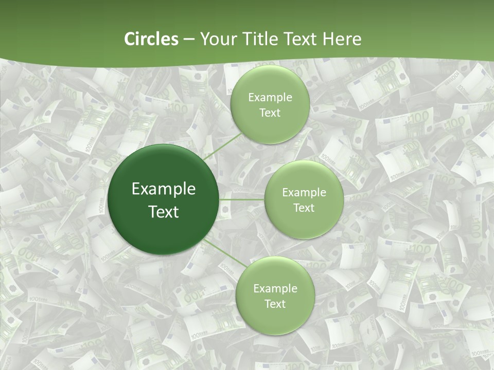 Hundred Euros Wealth Banknote PowerPoint Template