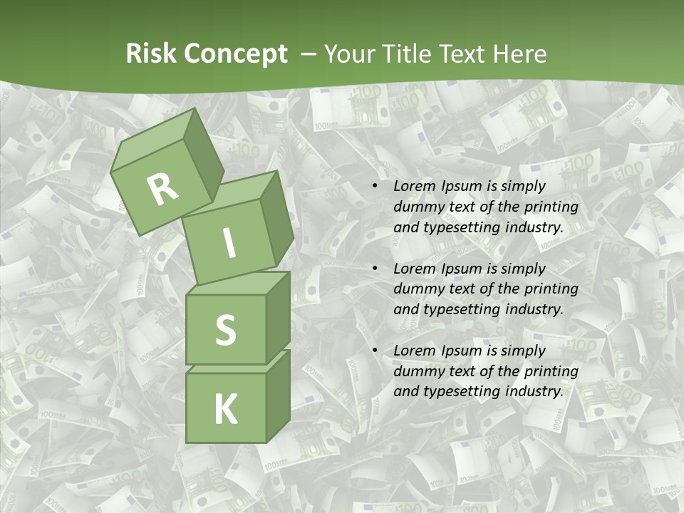 Hundred Euros Wealth Banknote PowerPoint Template