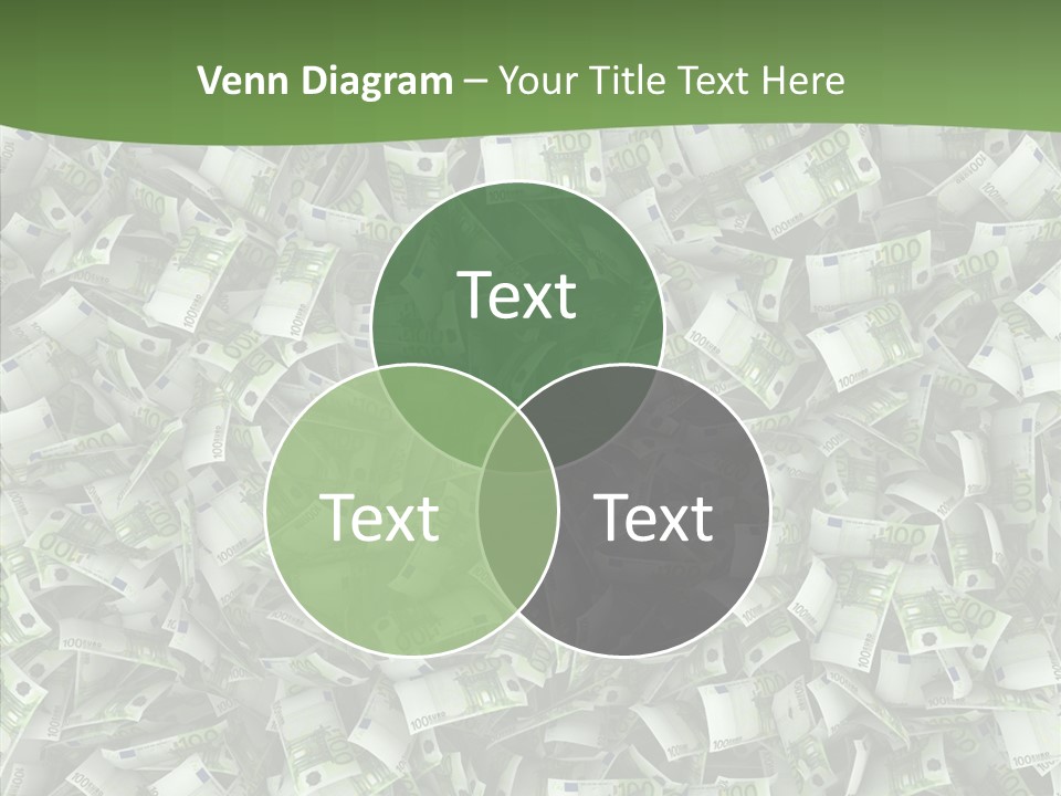 Hundred Euros Wealth Banknote PowerPoint Template