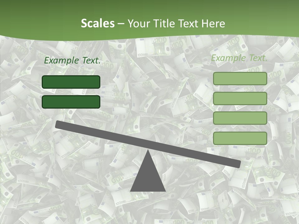 Hundred Euros Wealth Banknote PowerPoint Template