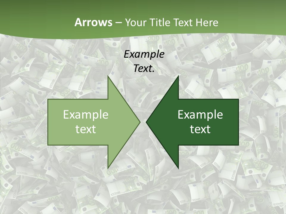 Hundred Euros Wealth Banknote PowerPoint Template