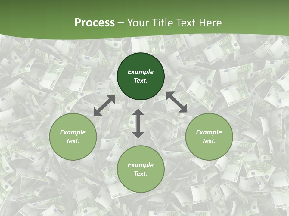 Hundred Euros Wealth Banknote PowerPoint Template