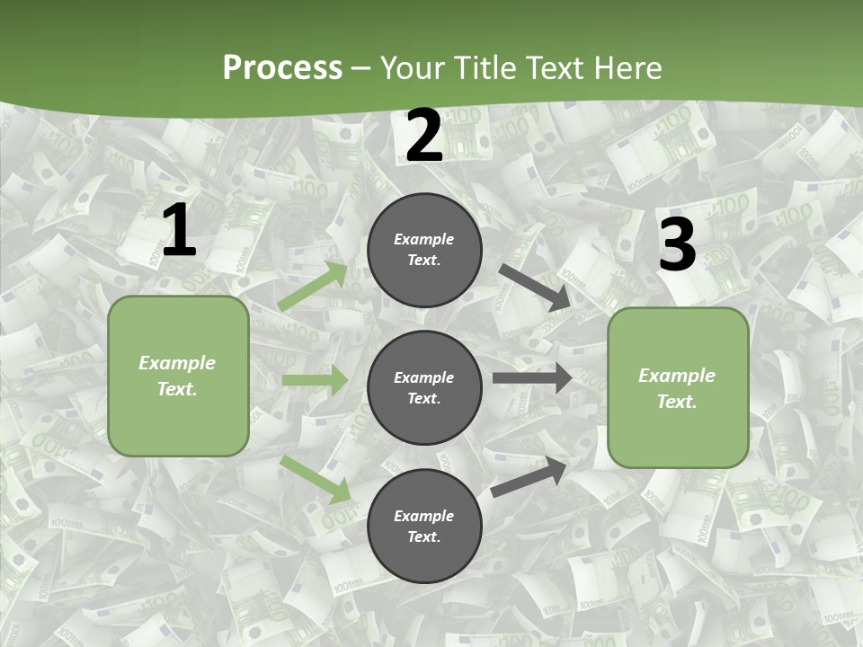 Hundred Euros Wealth Banknote PowerPoint Template