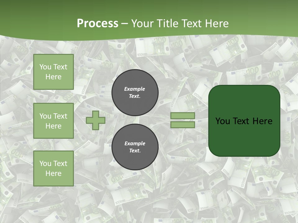 Hundred Euros Wealth Banknote PowerPoint Template
