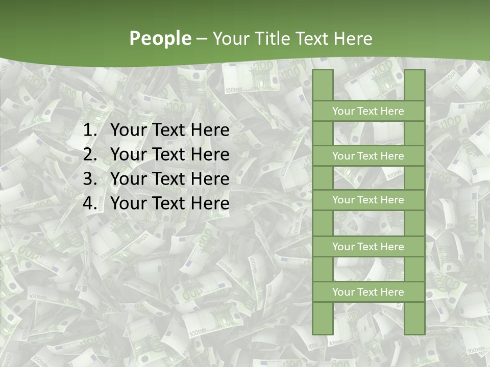 Hundred Euros Wealth Banknote PowerPoint Template