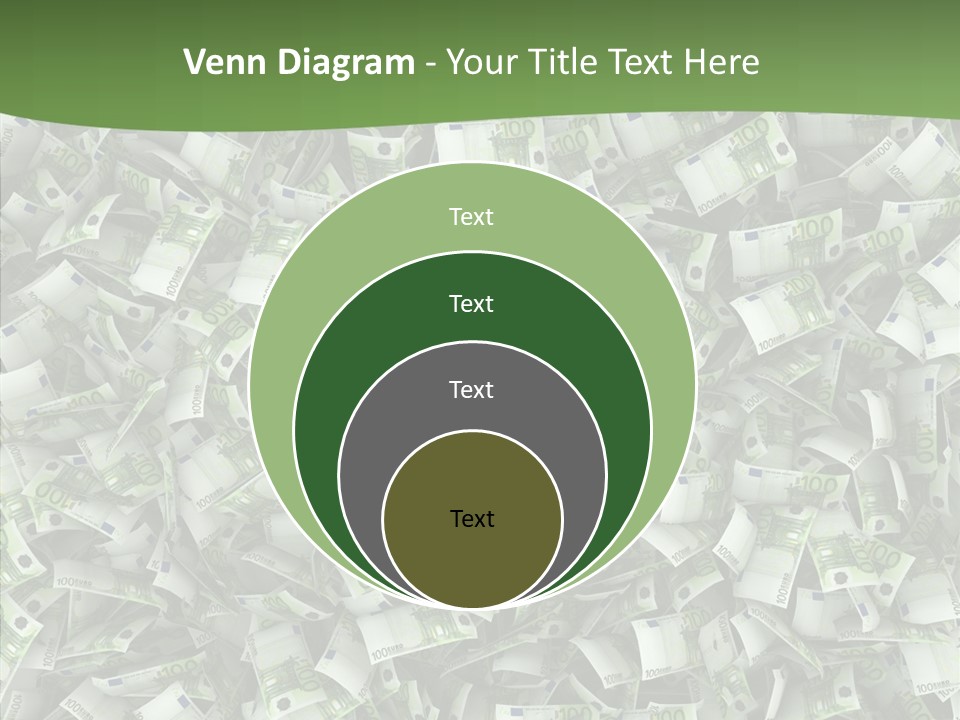 Hundred Euros Wealth Banknote PowerPoint Template