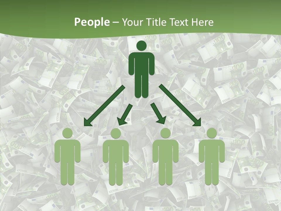 Hundred Euros Wealth Banknote PowerPoint Template