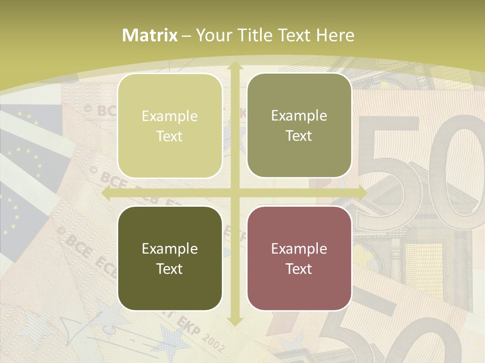 Europe Savings Financial PowerPoint Template
