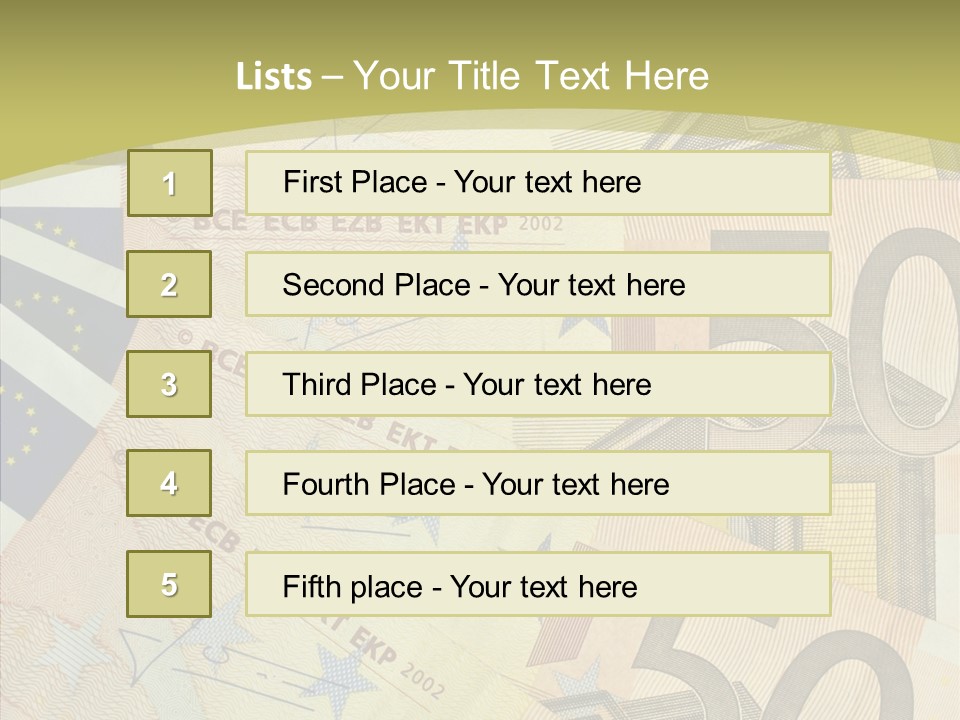 Europe Savings Financial PowerPoint Template