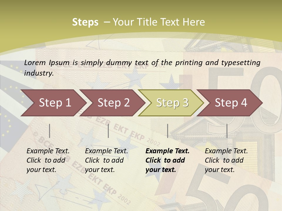 Europe Savings Financial PowerPoint Template