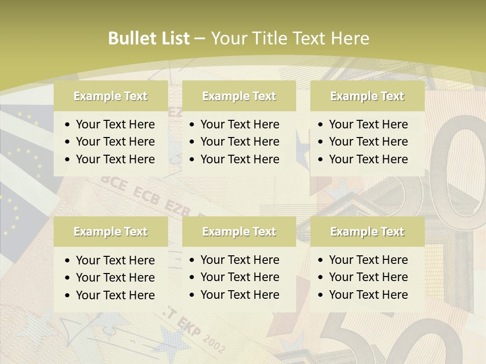 Europe Savings Financial PowerPoint Template